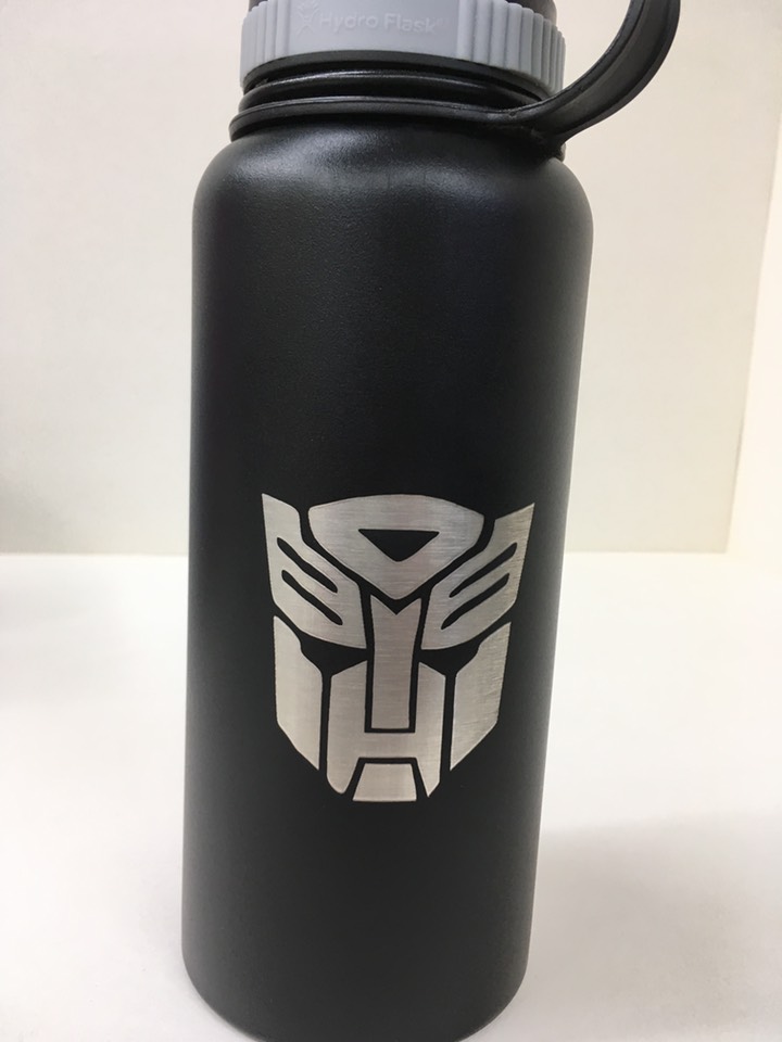 black hydro flask - autobot