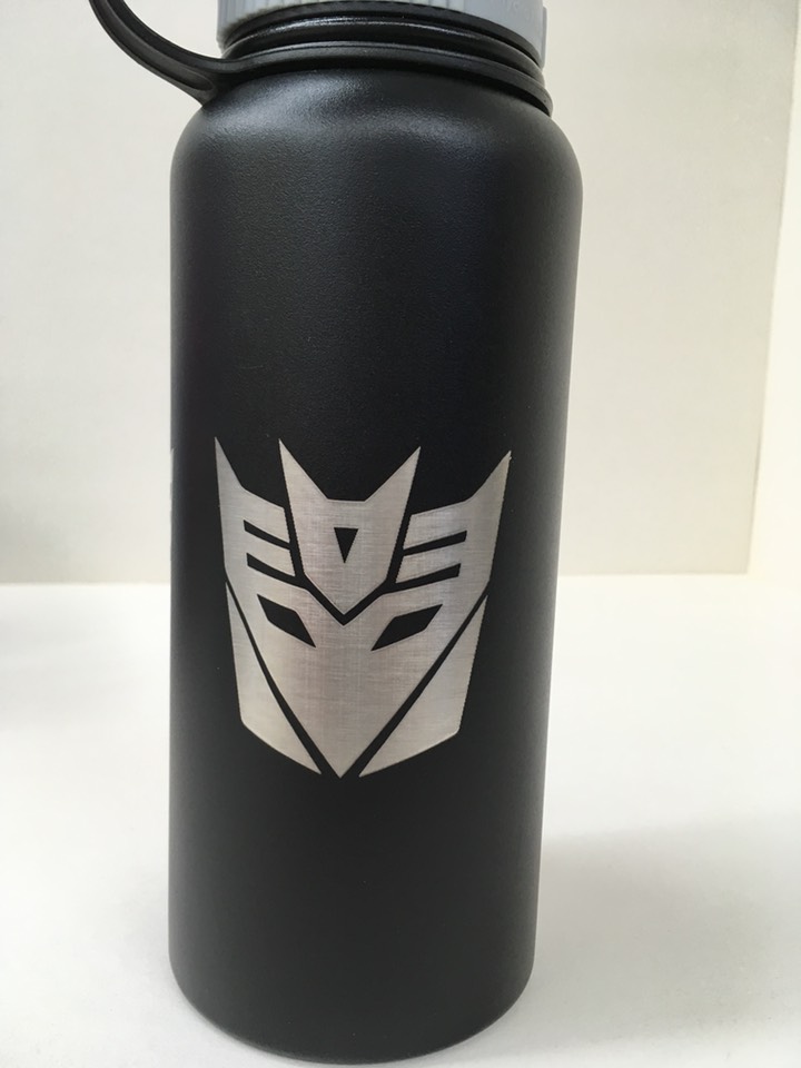 Black hydroflask - decpticon