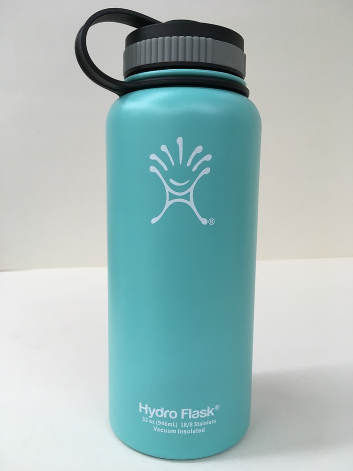 blue/green hydro flask