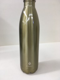 Gold metal bottle