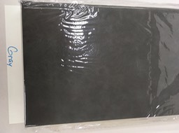 journal - gray with black laser imprint