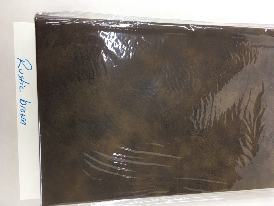 journal - rustic brown w/black laser imprint