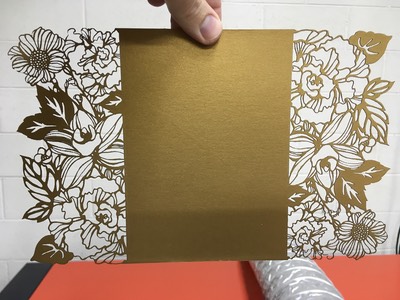 Laser cut paper