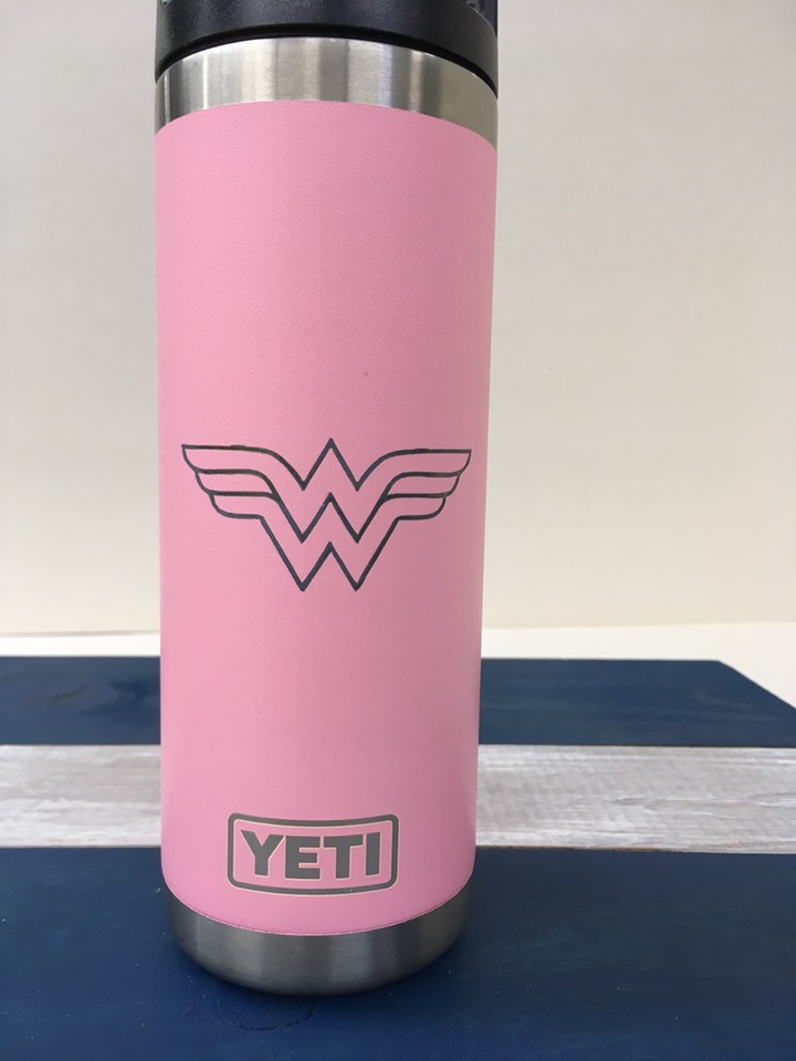 pink yeti - wonder woman