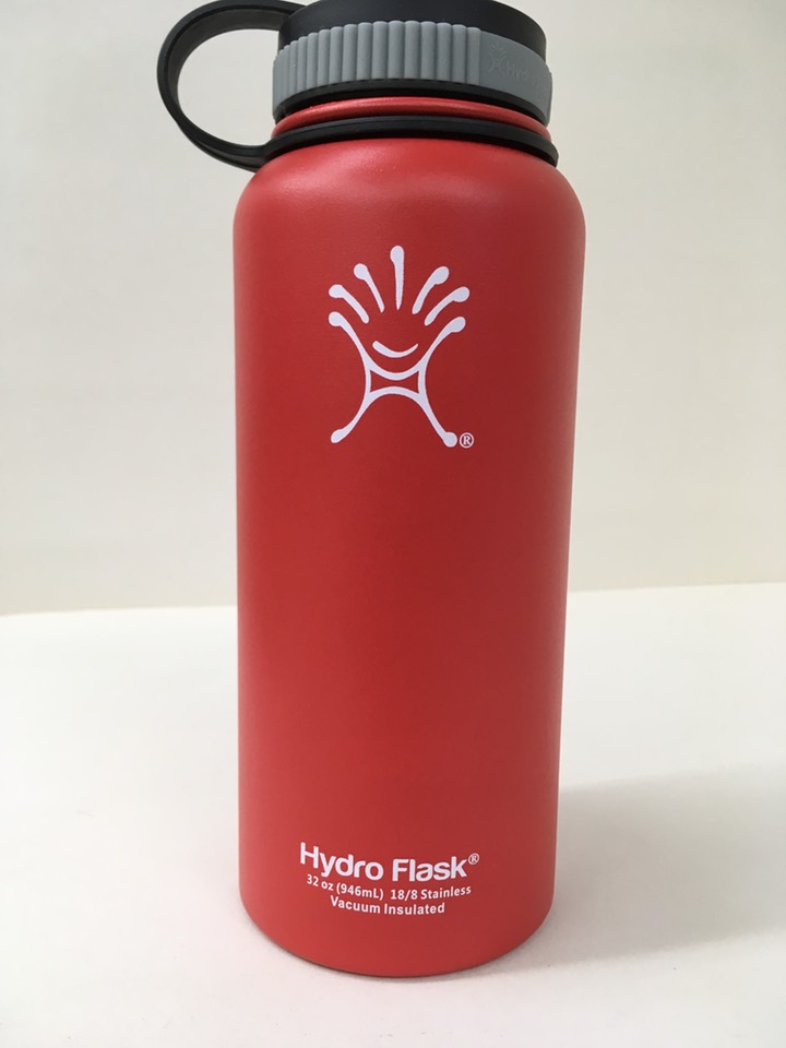 red hydro flask